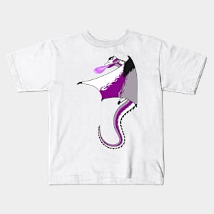 Fly With Pride, Dragon Series - Demisexual Kids T-Shirt